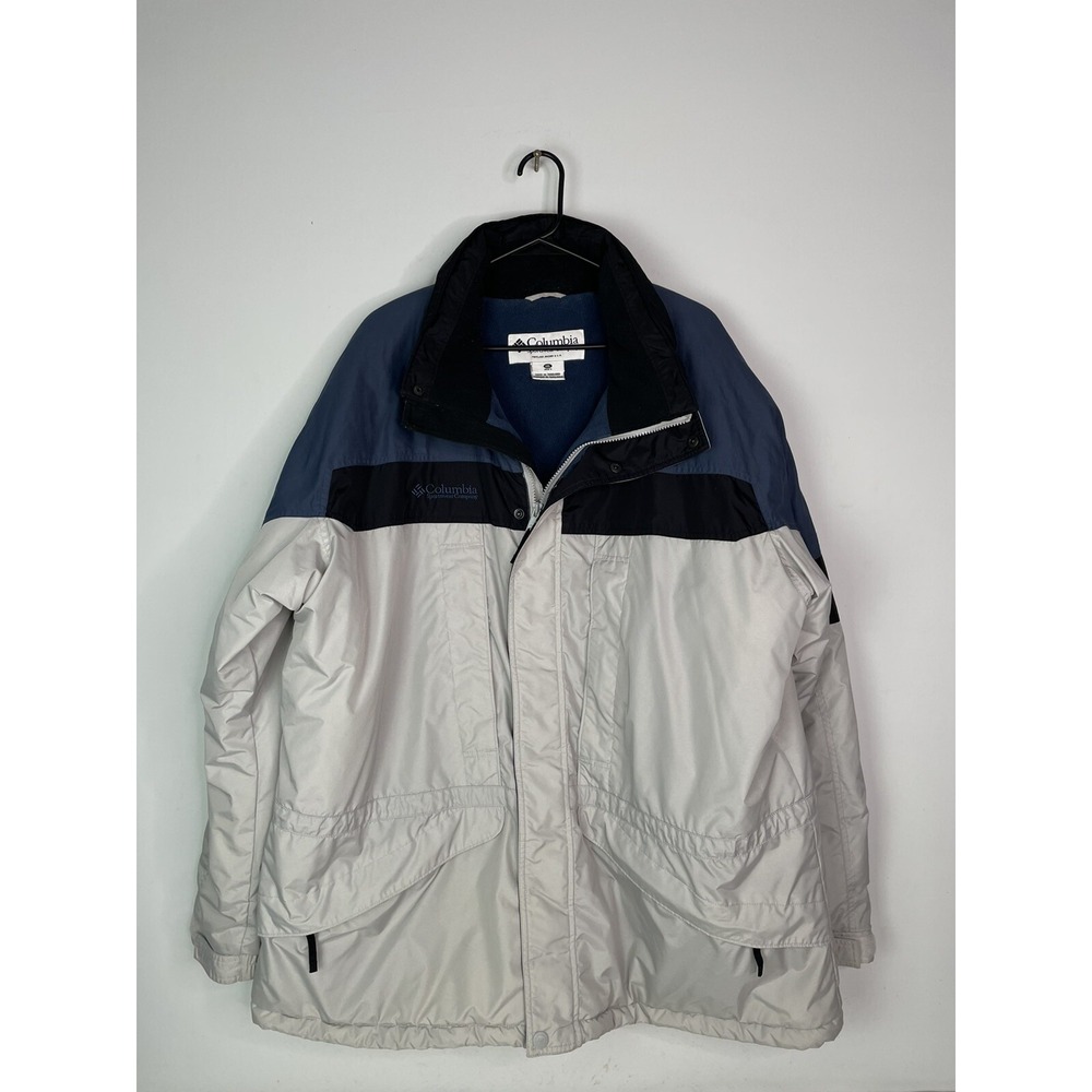 Columbia  Nylon Insulated Jacket Full zip Hood Coat RN 69724 Sz Xxl
